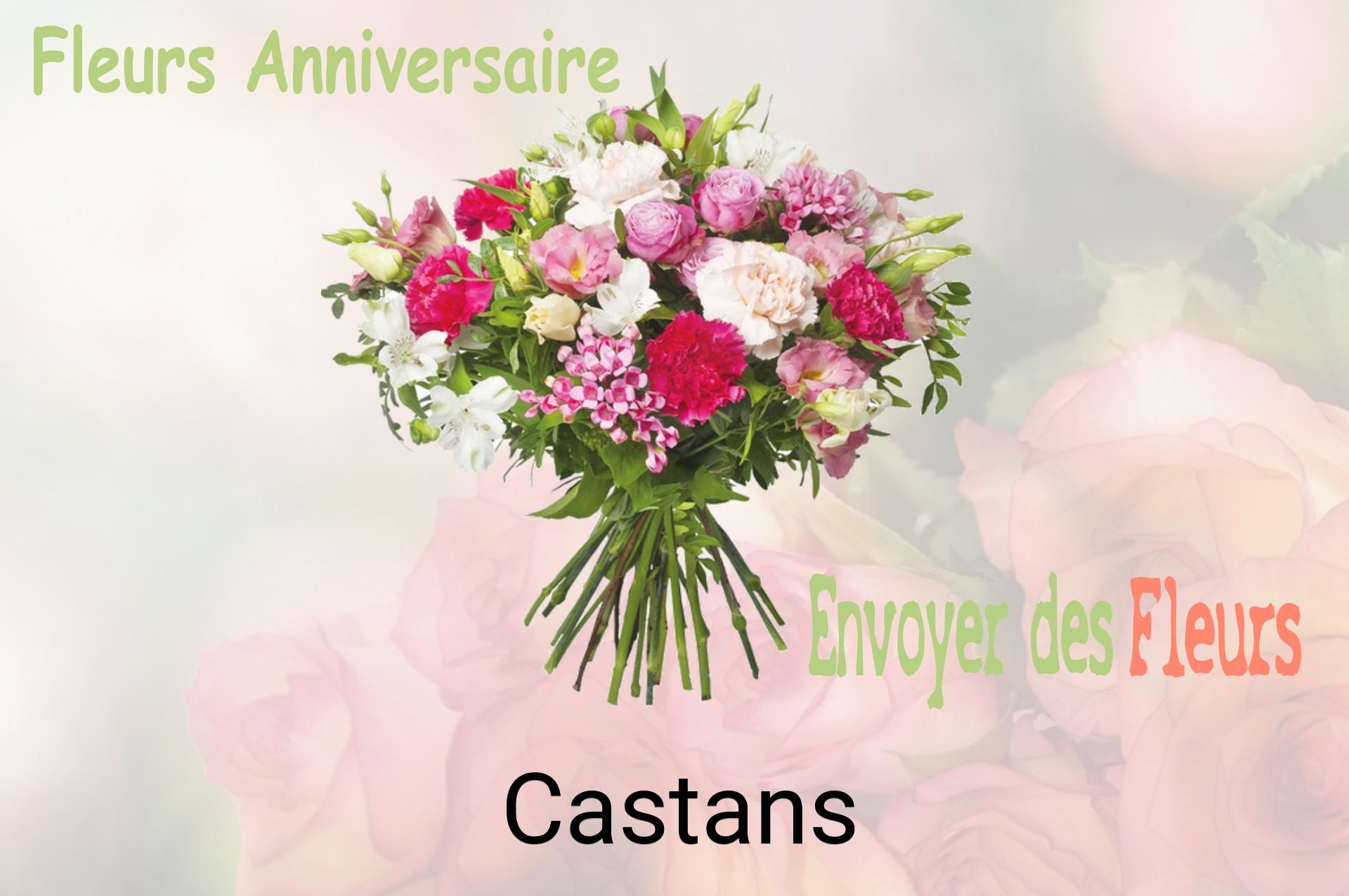 Bouquet de fleurs d’anniversaire livré à Castans